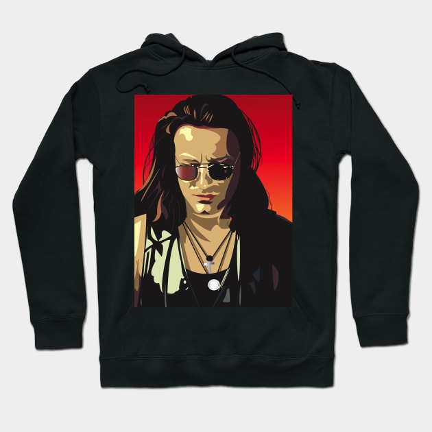 Bono Joshua Tree Hoodie by daphberry